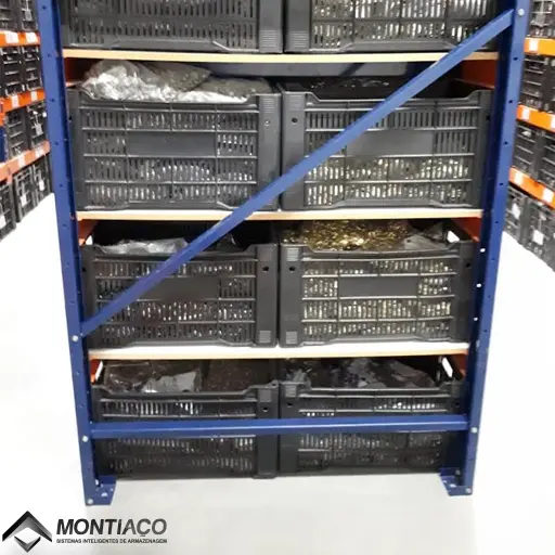 Estante de aço para uso industrial